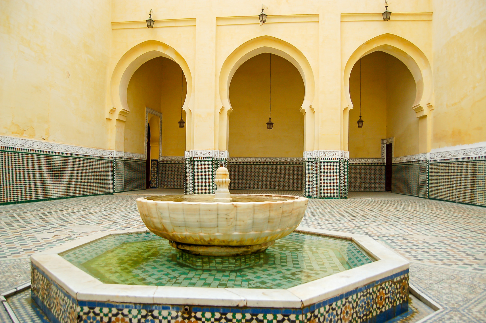 Fontaine et architecture marocaine