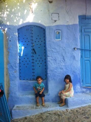 norte marruecos con ninos